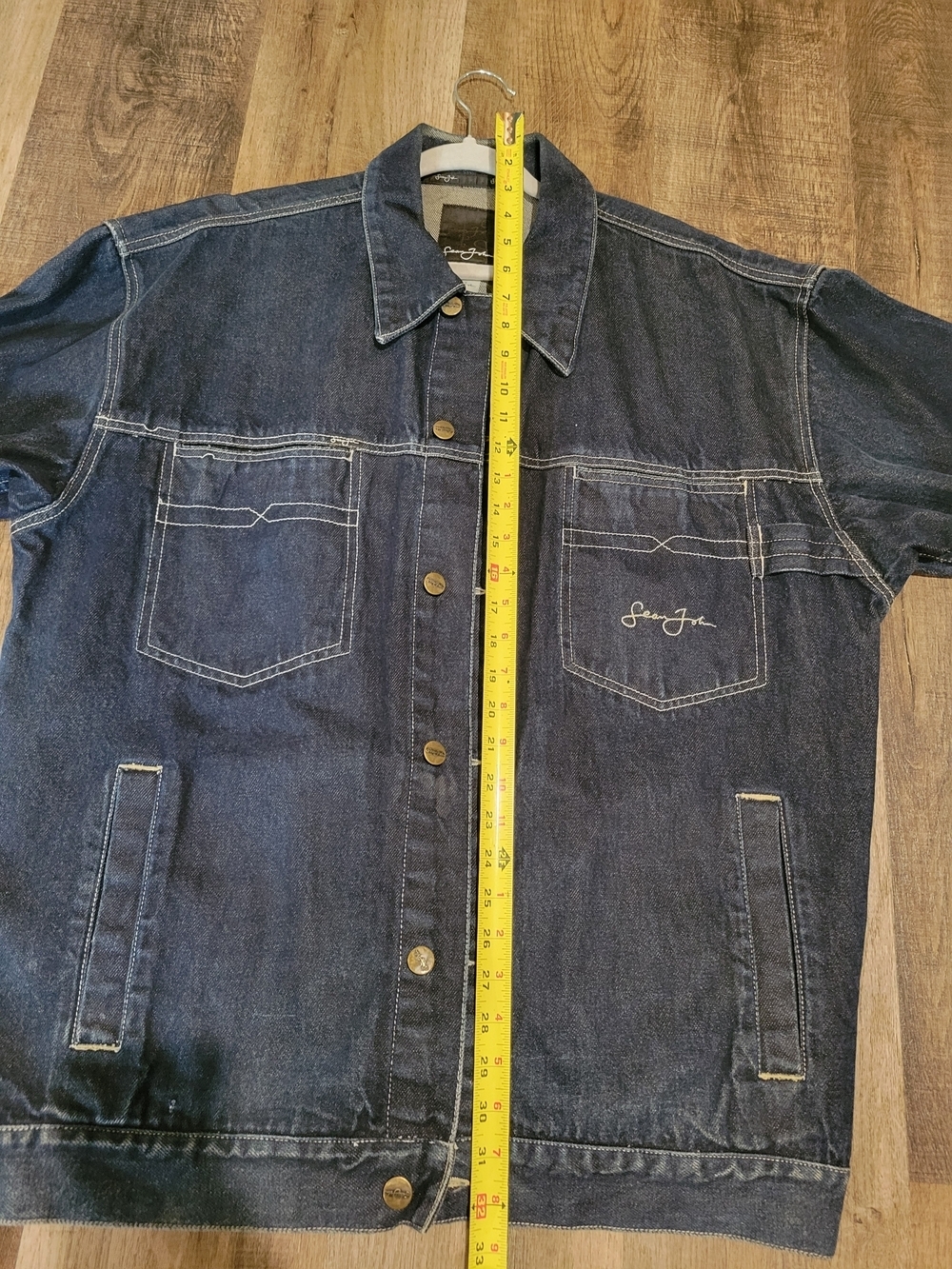 Sean John Dark Blue Denim Jacket - Picture 15 of 16